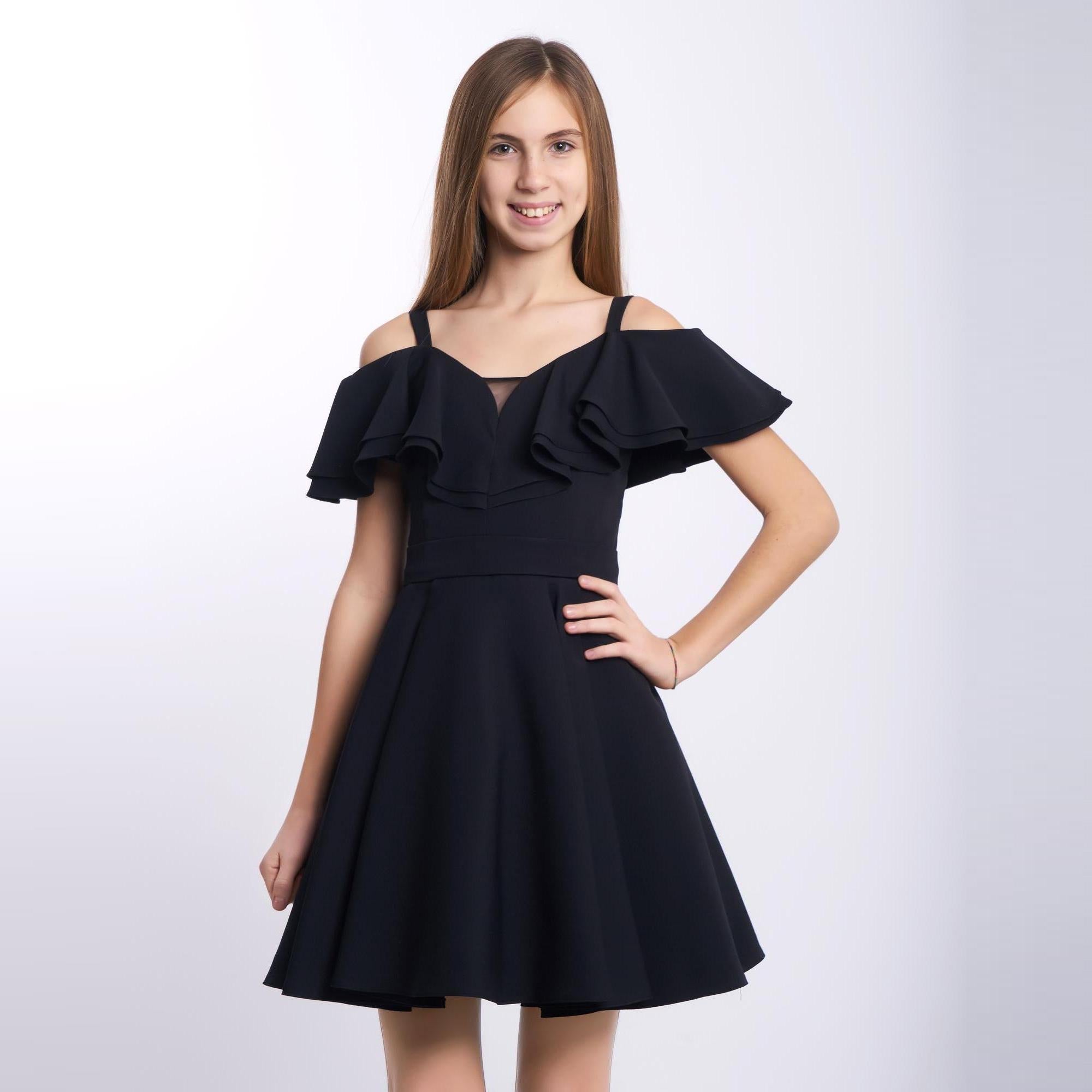 Girls' Classy Cocktail Dress-2