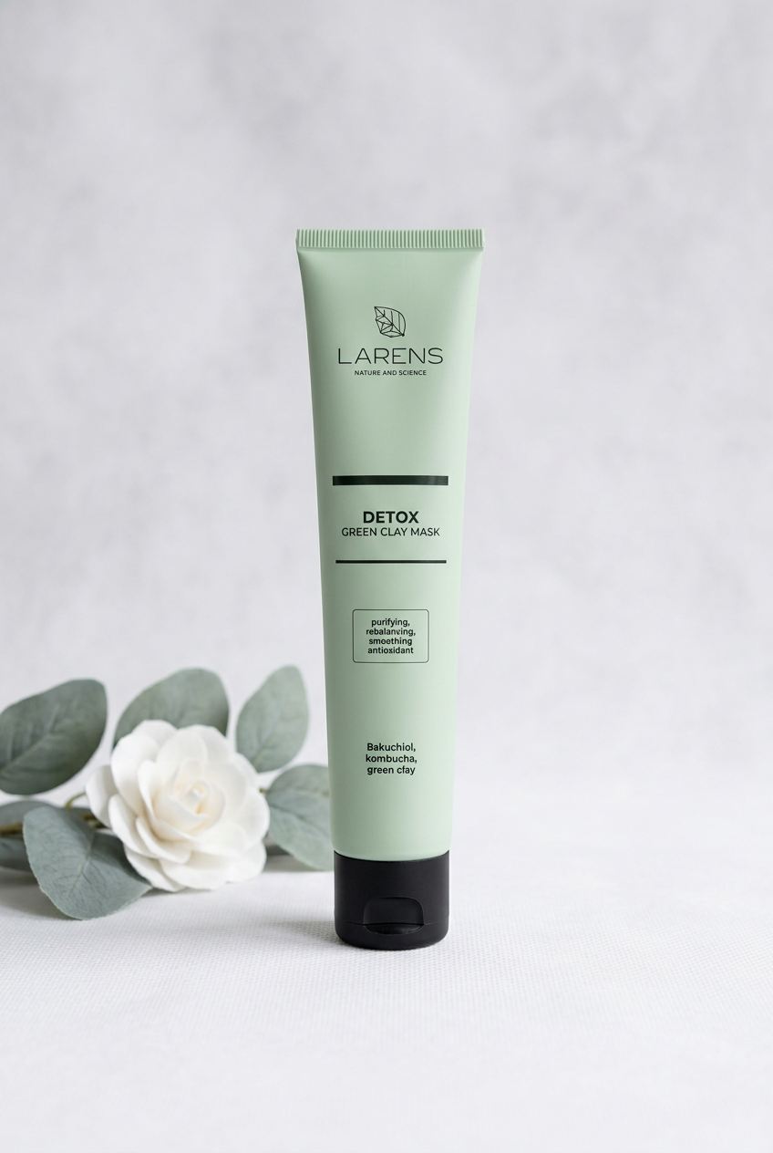 Larens Detox Green Clay Mask – čistiaca ílová maska, 50 ml